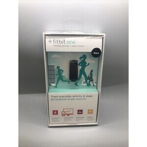 Fitbit One Wristband Activity and Sleep Model FB103BK Tracker Black NEW OPEN BOX